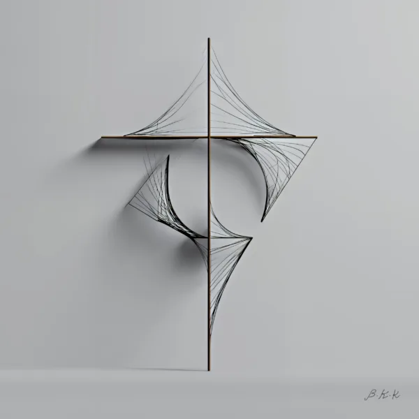Thread and Shadow by Bassem, the full artwork
