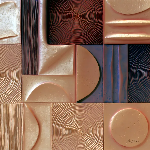 Tiles of Copper Rings by Bassem, the full artwork