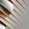 Strung White Curve by Bassem, detail at close range