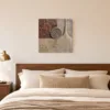 Sunburst and Clay Vessel by Bassem, canvas on a wall