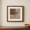 Sunburst and Clay Vessel by Bassem, art print shown framed on a wall