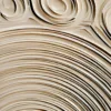 Disc Among Swirls by Bassem, detail at close range