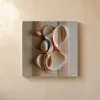 Pebbles in Loose Wire by Bassem, canvas on a wall
