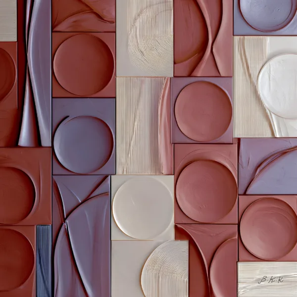 Rose Clay Discs by Bassem, the full artwork