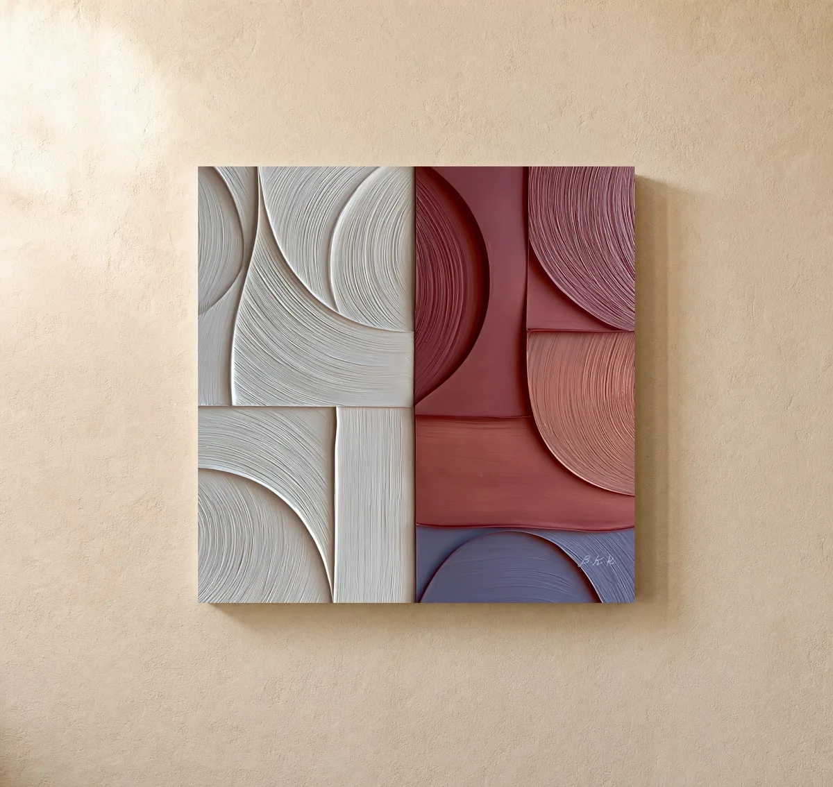 ba-0260-ivory-meets-brick-canvas-1-canvas-closeup-limewash-v4 Ivory Meets Brick by Bassem, canvas on a wall