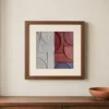 Ivory Meets Brick by Bassem, art print shown framed on a wall