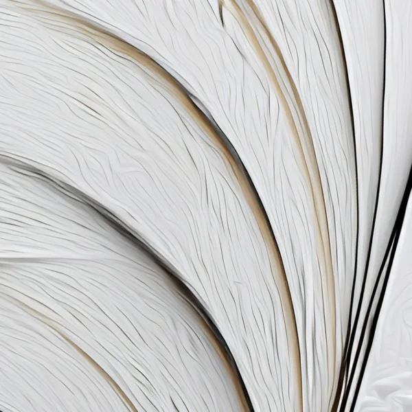 Quiet Fan of Lines by Bassem, detail at close range