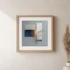 Glow Between Panels by Bassem, art print shown framed on a wall