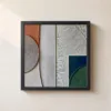 Forest Green Corner by Bassem, framed print on a wall