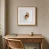 ba-0275-clay-half-moon-print-2-room-reading-oak-v4 Clay Half Moon by Bassem, art print shown framed on a wall