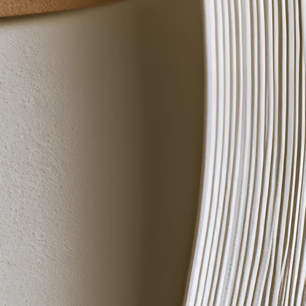 Pebbles and Combed Ribbon by Bassem, detail at close range