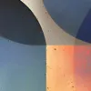 Indigo Drops Falling by Bassem, detail at close range