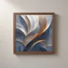 Slate Sweep at Daybreak by Bassem, framed print on a wall