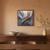 Slate Sweep at Daybreak by Bassem, framed print on a wall
