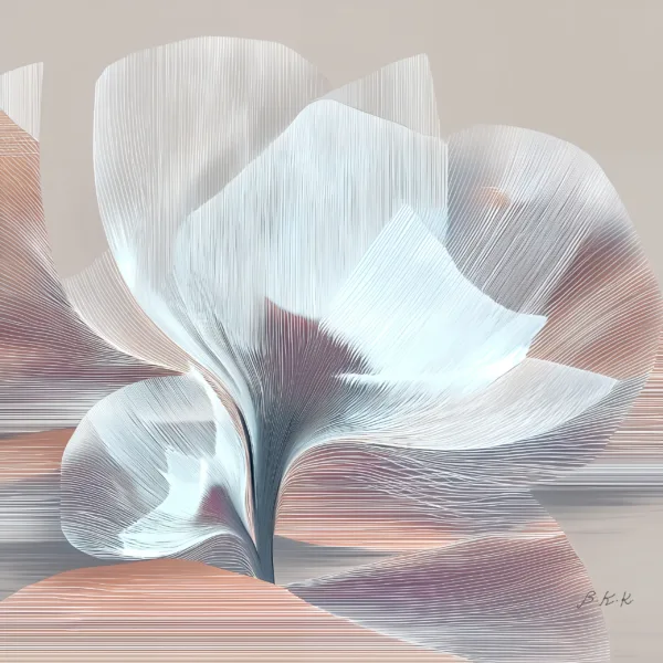 Frosted Fan Bloom by Bassem, the full artwork