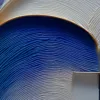 Carved Iris Plume by Bassem, detail at close range