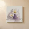Yellow-Hearted Blossoms by Bassem, canvas on a wall