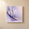 Lone Lily in Lilac by Bassem, canvas on a wall