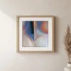 Combed Rings at Dusk by Bassem, art print shown framed on a wall