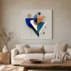 ba-0306-suspended-triangles-canvas-2-canvas-room-living-greige-v4 Suspended Triangles by Bassem, canvas on a wall