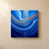 ba-0315-bending-copper-lanes-canvas-1-canvas-closeup-limewash-v4 Bending Copper Lanes by Bassem, canvas on a wall