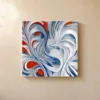 ba-0320-windblown-white-ribbons-canvas-1-canvas-closeup-limewash-v4 Windblown White Ribbons by Bassem, canvas on a wall