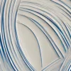 Houses Behind White Waves by Bassem, detail at close range