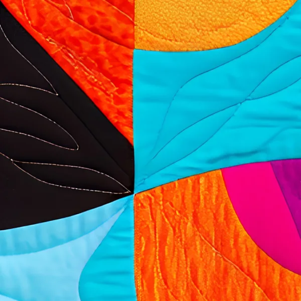 ba-0324-the-patchwork-whirl-framed-5-detail-v4 The Patchwork Whirl by Bassem, detail at close range