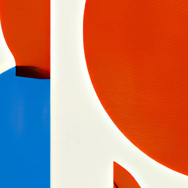 Striped Garden Shapes by Bassem, detail at close range