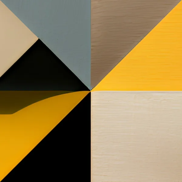 Harvest Triangles by Bassem, detail at close range