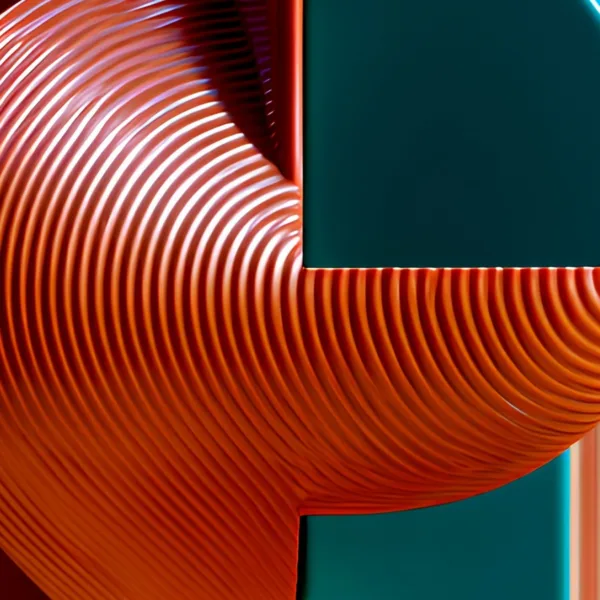 Spun Coral Forms by Bassem, detail at close range