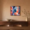 ba-0335-through-sheer-arches-framed-4-thin-room-dining-walnut-v4 Through Sheer Arches by Bassem, framed print on a wall