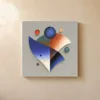 Sails and Small Planets by Bassem, canvas on a wall