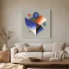 Sails and Small Planets by Bassem, canvas on a wall