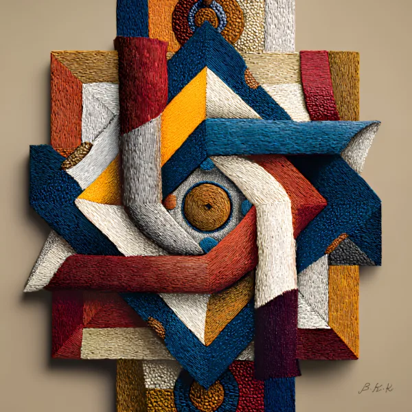 The Woven Knot by Bassem, the full artwork