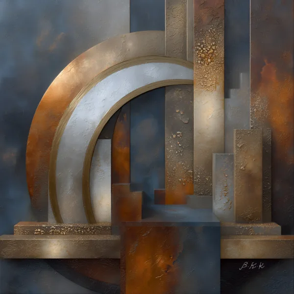 Rusted Arch Passage by Bassem, the full artwork