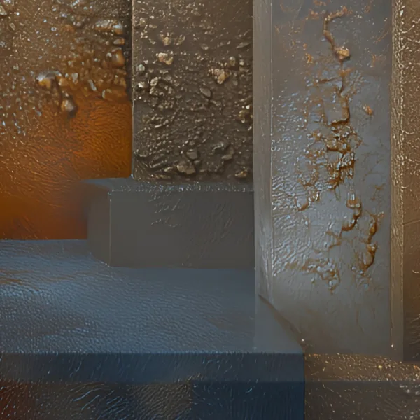 Rusted Arch Passage by Bassem, detail at close range