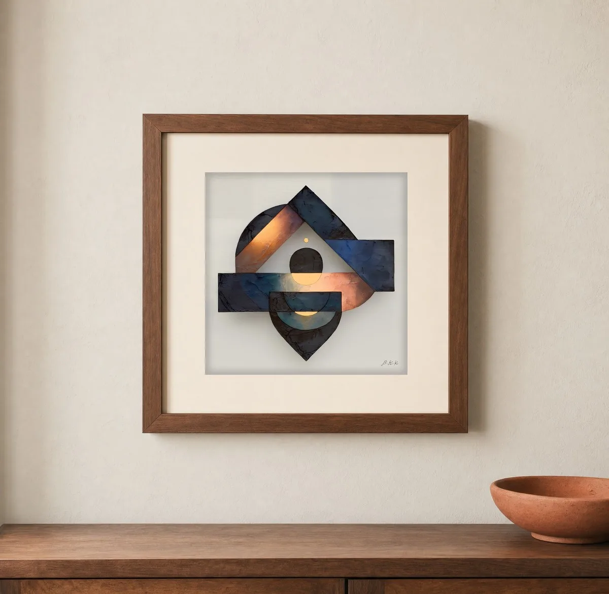 Eclipse in Layers · Art Print