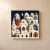ba-0348-whitewashed-town-at-night-canvas-1-canvas-closeup-limewash-v4 Whitewashed Town at Night by Bassem, canvas on a wall
