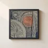 The Copper Whorl by Bassem, framed print on a wall