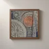 The Copper Whorl by Bassem, framed print on a wall