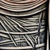 The Copper Whorl by Bassem, detail at close range