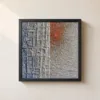 Web Beside the Grid by Bassem, framed print on a wall