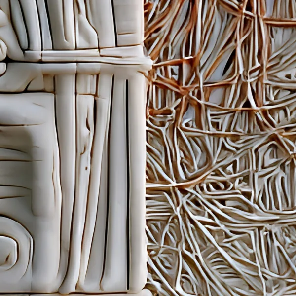 Web Beside the Grid by Bassem, detail at close range